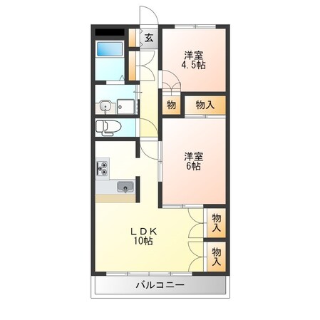 アロマテラスの物件間取画像